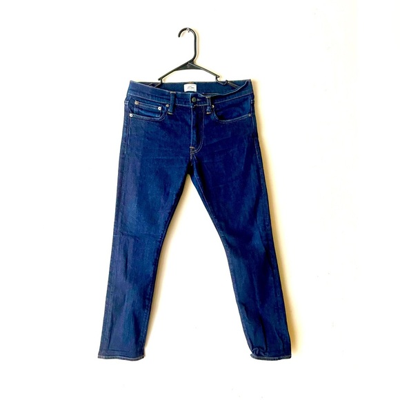 J. Crew 250 Skinny Kurabo Japanese Denim Jeans Mens Size 30x30 w Stretch - Picture 1 of 11